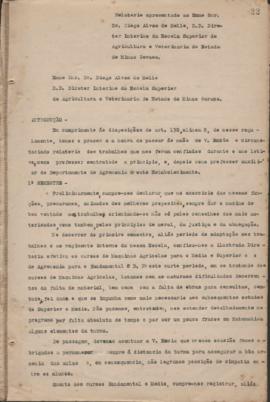 Relatório do Professor Dirceu Duarte Braga
