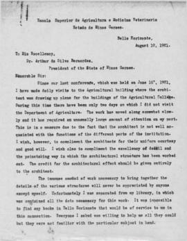 1921 - Relatório do primeiro semestre