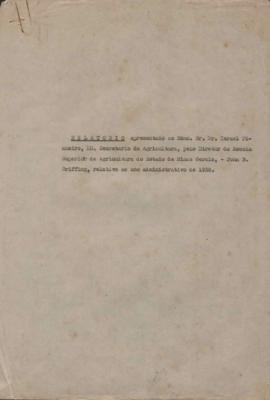 1938 - Relatório anual