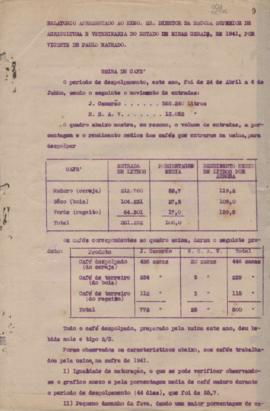 Relatórios do Professor Vicente de Paula Machado