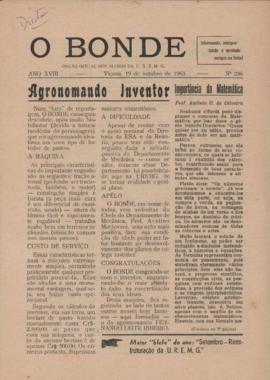 O Bonde - Edição 236 de 19/10/1963