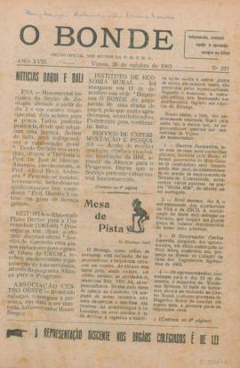 O Bonde - Edição 237 de 26/10/1963