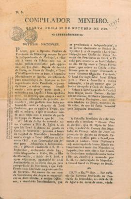 Compilador Mineiro - edição 05 (1823) 1