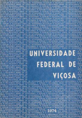 Relatório de Atividades de 1974