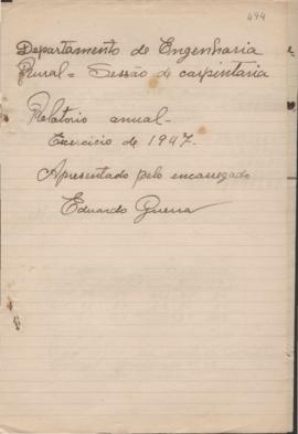 1947 - Carpintaria (Engenharia Rural)