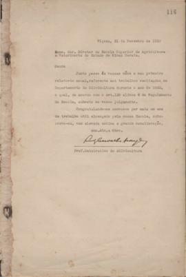 1933 - Silvicultura (Chefe de Departamento)