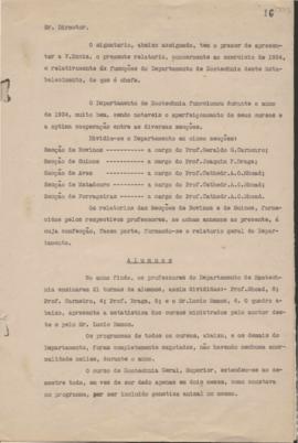 1934 - Zootecnia (Chefe do Departamento)