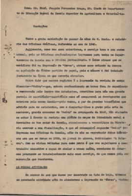 1940 - Oficina Gráfica (Educação Rural)