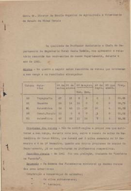 1941 - Engenharia Rural (Chefe de Departamento)