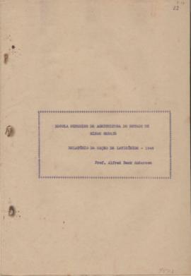 1945 - Laticínios (Chefe do Departamento)