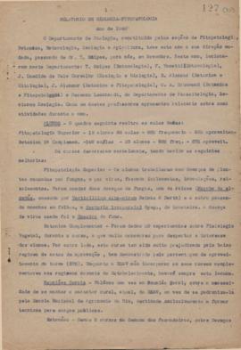 1940 - Biologia (Chefe de Departamento)