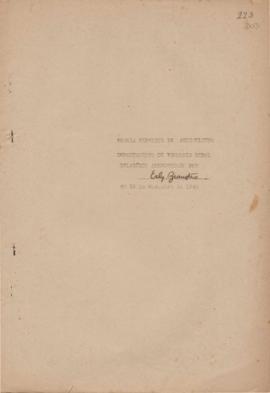 1945 - Economia e Legislação Rural (Chefe de Departamento)