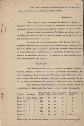 1936 - Horticultura e Pomicultura (Chefe do Departamento)