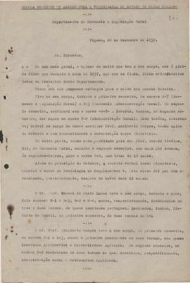 1937 - Economia e Legislação Rural (Chefe de Departamento)
