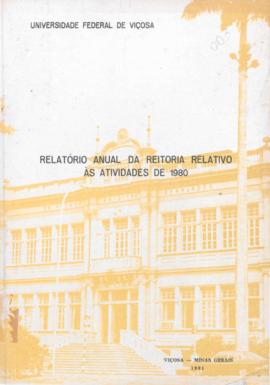 Relatório de Atividades de 1980 (parte I)