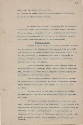 1933 - Veterinária (Chefe do Departamento)