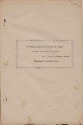 1945 - Equinos, Ovinos e Matadouro (Zootecnia)