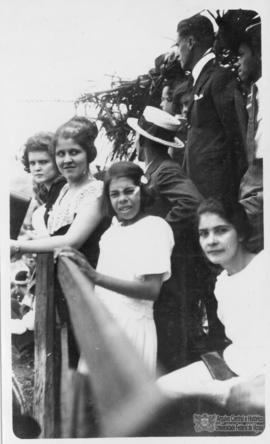 Espectadores na festa esportiva