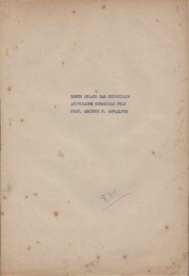 1943 - Silvicultura (Chefe de Departamento)