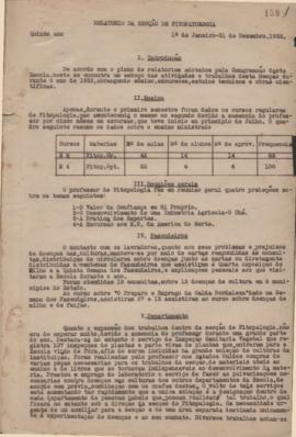 1933 - Fitopatologia (Biologia)
